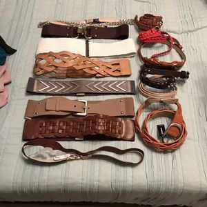 Belts Lot ..moving to Italy, gotta go